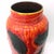 Postmodern Vintage Handmade Red and Black Glazed Ceramic Vase, 1970s For Sale - Image 3 of 5