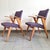 Vintage Bridge Armchairs in Beech with Compass Legs, 1950, Set of 2 For Sale - Image 18 of 18