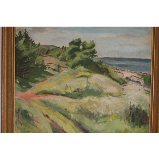 Carl Svanberg, Sea View, 1960s, Oil on Canvas, Framed For Sale - Image 14 of 17