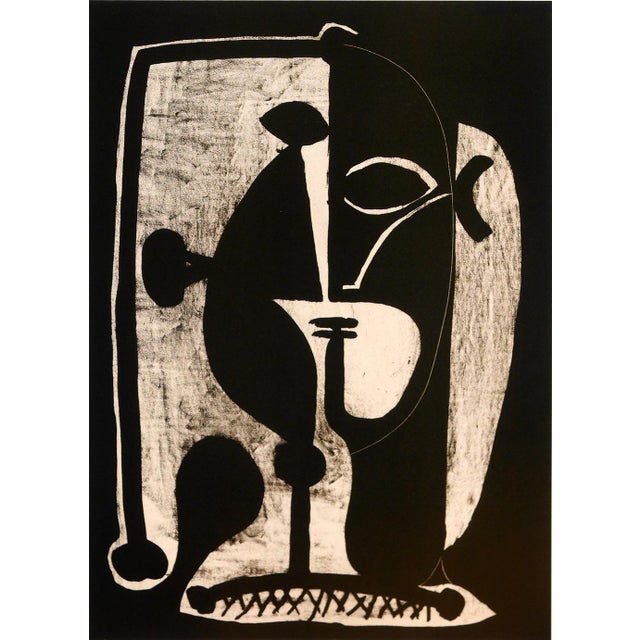 2020s Set of 3 - Contemporary Picasso Stylized Female Heads - Black and White Gallery Wall of Photographs Installation, Framed For Sale - Image 5 of 5