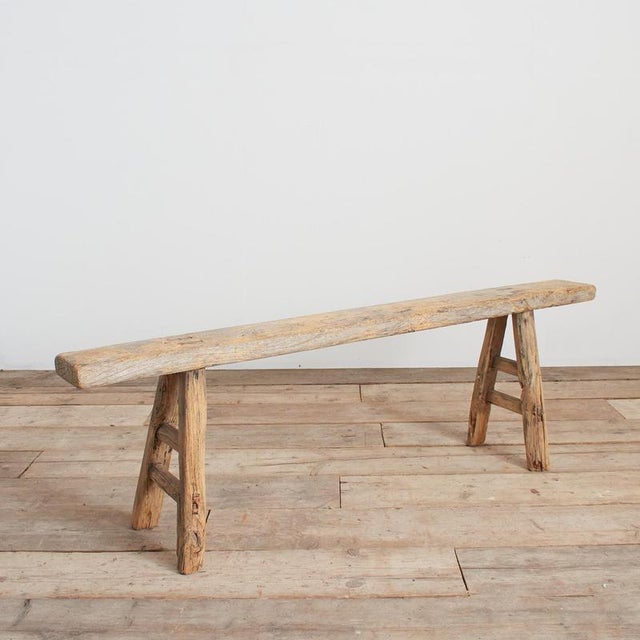 A beautiful reclaimed wooden elm bench. A solid bench, lovely original patina and character with each bench being totally...