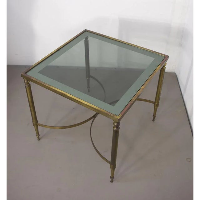Coffee Table in Brass, Italy, 1950s For Sale - Image 4 of 10