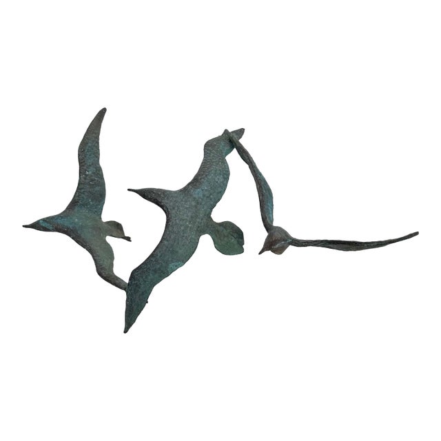 Patinated Cast Iron Sculpture For Sale