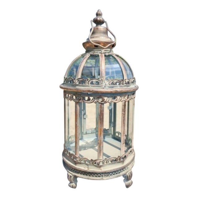 Lantern in Glass, 1970s For Sale