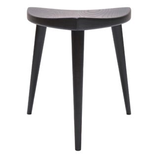 Nakashima Inspired Low Stool Three Legs, Danish Design For Sale