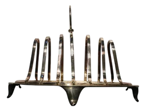 Late 18th Century Regency Sterling Silver Toast Rack, England, 1790