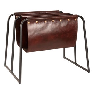 Arlo Leather Double Magazine Holder For Sale