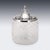 1960s Vintage Italian Silver-Plated Elephant Mounted Glass Jar, 1960s For Sale - Image 5 of 12