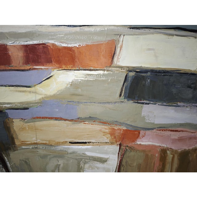 Strates en Suspens, Abstract Landscape, Contemporary, Framed by Sophie Dumont For Sale - Image 4 of 8