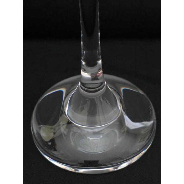 Transparent Late 20th C. Steuben Crystal Stork by Paul Schulze For Sale - Image 8 of 11