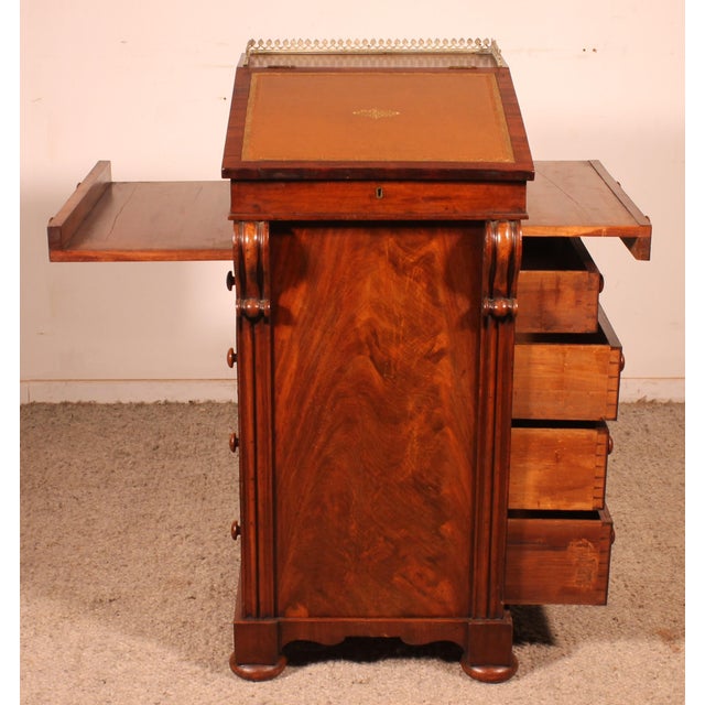 Regency Mahogany Davenport with Tilting Mechanism, 1810s For Sale - Image 5 of 13