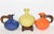 Ceramic Mid 20th Century Bauer Pottery Set of 3 Mid Century Modern Jugs Pitchers Orange Blue & Chartreuse- 3 Pieces For Sale - Image 7 of 7