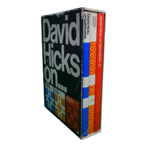 "David Hicks On... Bathrooms, Decoration With Fabrics, and Decoration- 5" With Dh Slipcase- Set of 3