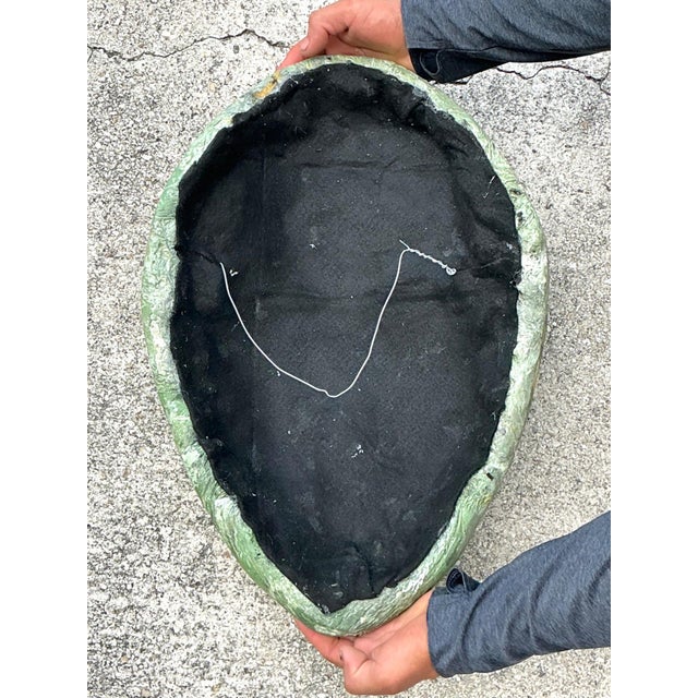 Vintage Italian Scagliola Pigmented Plaster Turtle Shell For Sale - Image 9 of 12