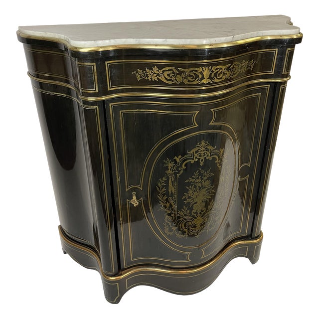 Blackened Wood Cabinet Napoléon 3 For Sale