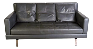 Two-Seater Sofa in Leather by Amberg for Brühl