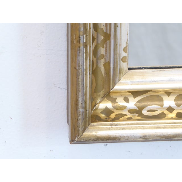 American Antique Stenciled Mirror For Sale - Image 3 of 3
