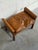 Mid-Century Modern Vintage Danish Modern Leather Ottoman in Style of Hans Olsen - Stool Footstool Mid Century Bench For Sale - Image 3 of 9