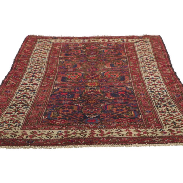 Mid-Century Modern Antique Persian Malayer Rug Runner, 03'04 X 06'02 For Sale - Image 3 of 9