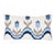2020s Schumacher Tulip Flamestitch Lumbar Pillow in Blue For Sale - Image 5 of 5