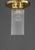2x Art deco ceiling lamps with glass sticks around 1920s Brass polished and stove enameled The glass sticks are replaced (...