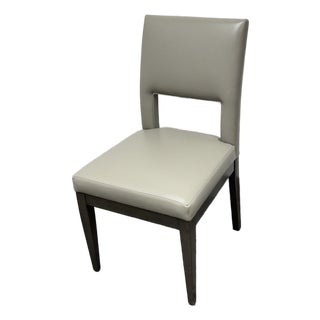 Swaim Joli Leather Side Chair For Sale