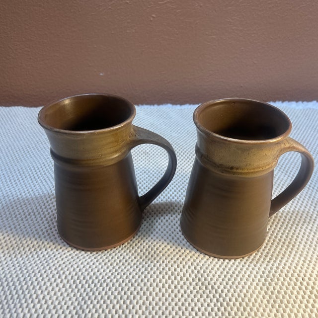 1968 Pacific Stoneware Inc. Mid-Century Pitcher & Mugs - 3 Pieces For Sale - Image 4 of 12