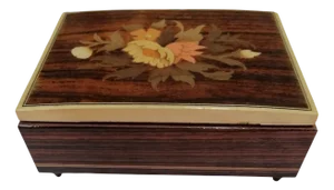 Music Jewelery Box with Thank You My Love Motif