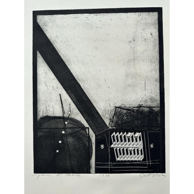 Karl Fred Dahmen, Épreuve dArtiste, 1971, Etching For Sale - Image 12 of 13
