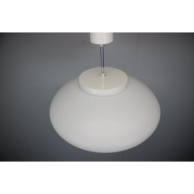 1960s Large Mid-Century Modern Czechoslovakian Pendant Light, 1960s For Sale - Image 5 of 8