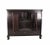 Dark Brown Chinese Antique Cabinet – 56 Inches Tall For Sale - Image 9 of 12
