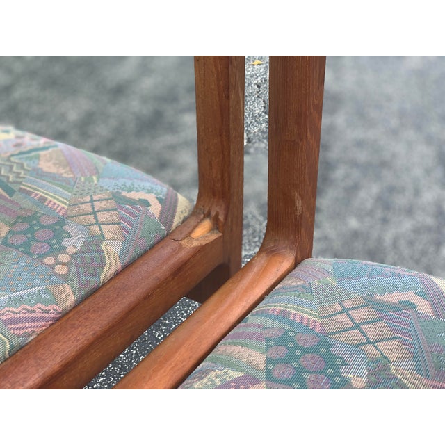 1970s Vintage J L Moller Teak Dining Chairs- Set of 4 For Sale - Image 12 of 13