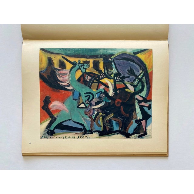 Pablo Picasso " Couleurs Des Maitres " Vintage 1946 First Edition Fine Art Lithograph Print French Modern Art Hardcover Book For Sale - Image 18 of 18