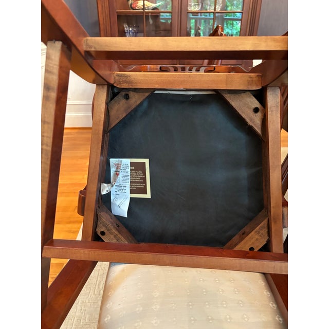 Late 20th Century Beautiful America Drew Chippendale Dining Chairs - Set of 6 For Sale - Image 16 of 18