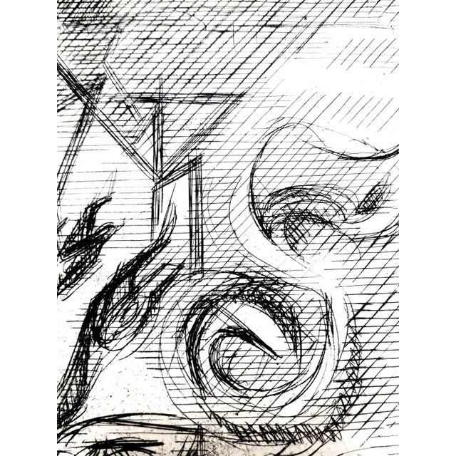 Jacques Villon - Surreal Cubism - Original Etching 1946 For Sale - Image 4 of 10
