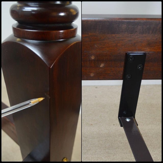 Stickley Williamsburg Collection King Poster Bed For Sale In Philadelphia - Image 6 of 12