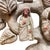 White Vintage Mexican Pottery Tree of Life Candelabra Árbol De La Vida For Sale - Image 8 of 14