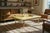 Vintage coffee table by Lane Furniture, circa 1970s, featuring a recently lacquered wood top in an attractive lemon yellow...