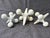 1990s Off White Cast Iron Jacks Set of 3 Decorative Objects For Sale In New York - Image 6 of 17