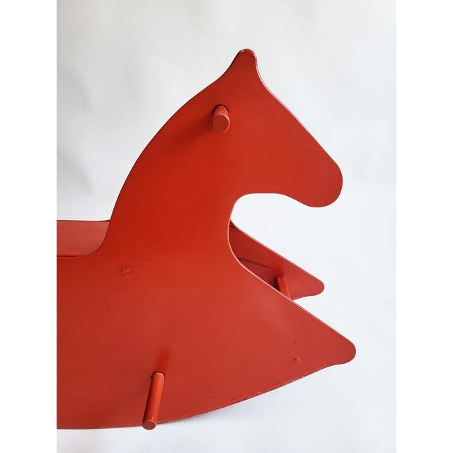 Mid-Century Modern Sculptural Swiss Rocking Horse, 1960s For Sale - Image 4 of 8