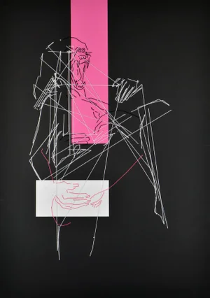 Ant Pearce "Cathexis #3 #2A&B" 2015 Abstract Mixed Media
