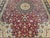 Vintage Persian Tabriz Rug, Hand-Knotted Wool & Silk, Fine Floral Pattern, Burgundy & Navy, 10x13 For Sale - Image 4 of 18
