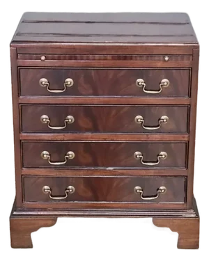 Niagara Furniture General George Washington Flame Mahogany Campaign Chest Bachelor Chest