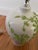 Mid 20th Century Vintage Ceramic Lamp With Applied Green Floral Motif For Sale - Image 5 of 6