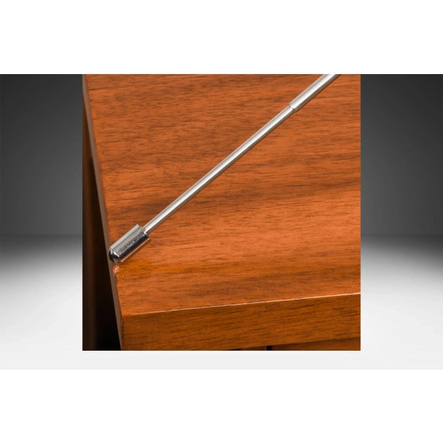 Pair Kent Coffey Perspecta Rosewood Pecan Nightstands Tables For Sale - Image 12 of 13