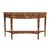 Spritely Home Accent Furniture Astor 54"W Demilune Console Table, Traditional Burl For Sale - Image 4 of 9