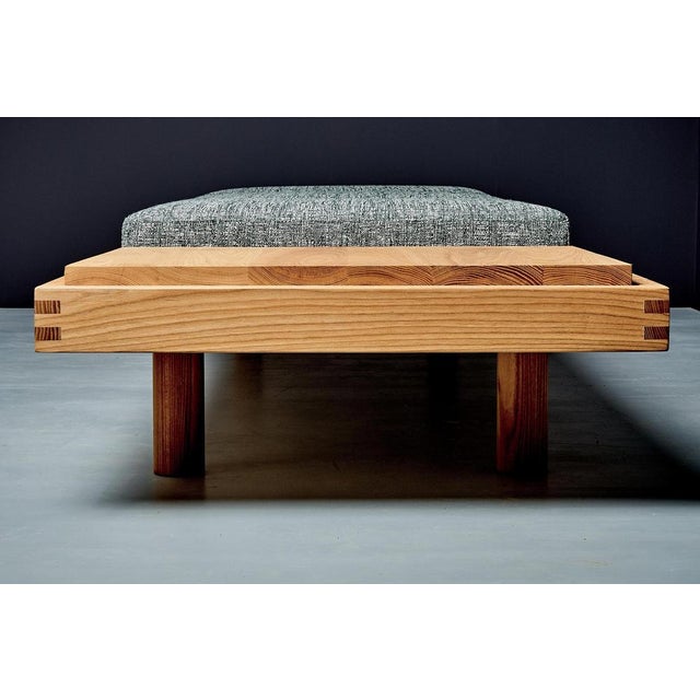 Minimalist L 09H Daybed in Elm attributed to Pierre Chapo, France, 2018 For Sale - Image 13 of 15
