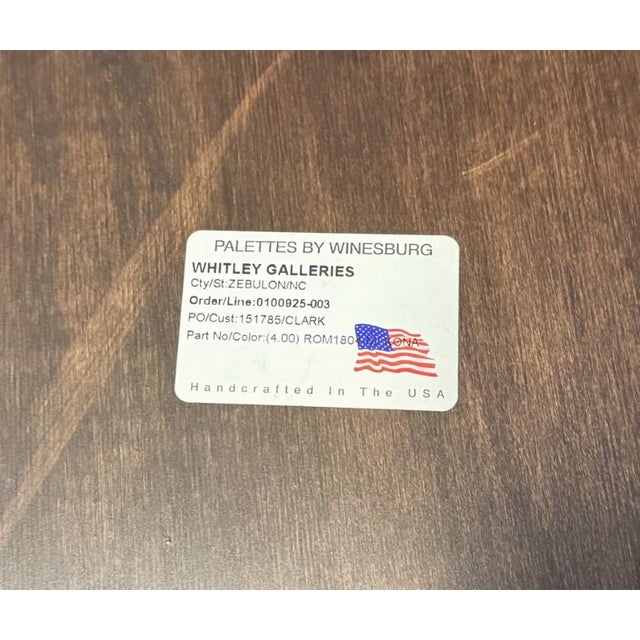 5 Piece Palettes by Winesburg 4ft Round Dining Set For Sale - Image 16 of 16