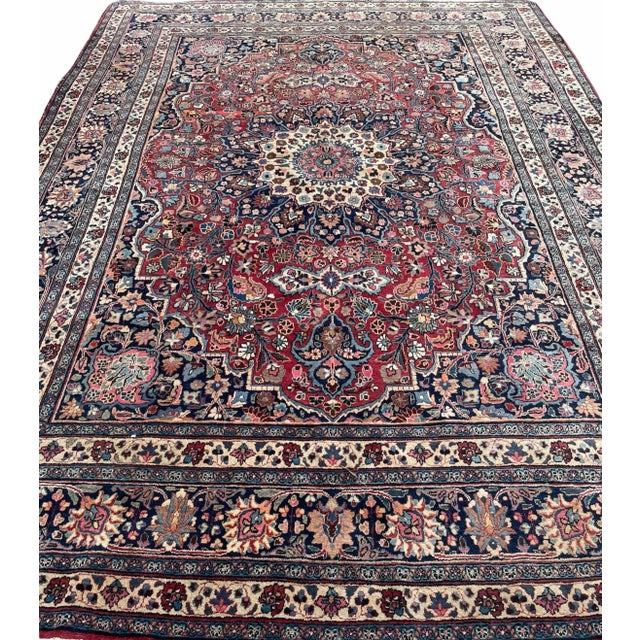 Northeast Jewel Flora Rug 10 x 14 For Sale - Image 4 of 11