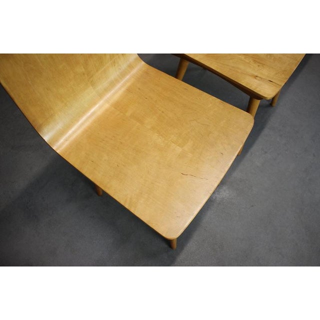 Mid-Century Modern Wooden Dining Chairs, 1970s, Set of 4 For Sale - Image 3 of 18